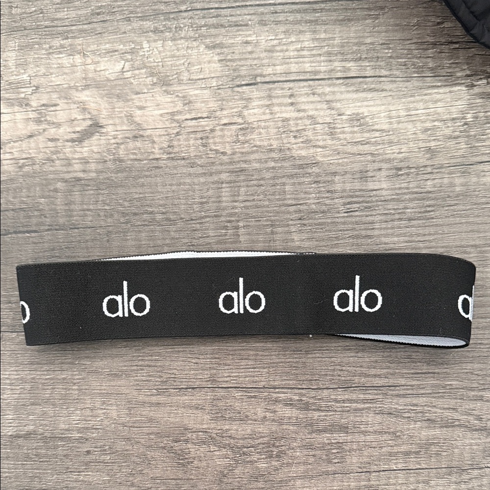 ALO Yoga Black Logo Headband